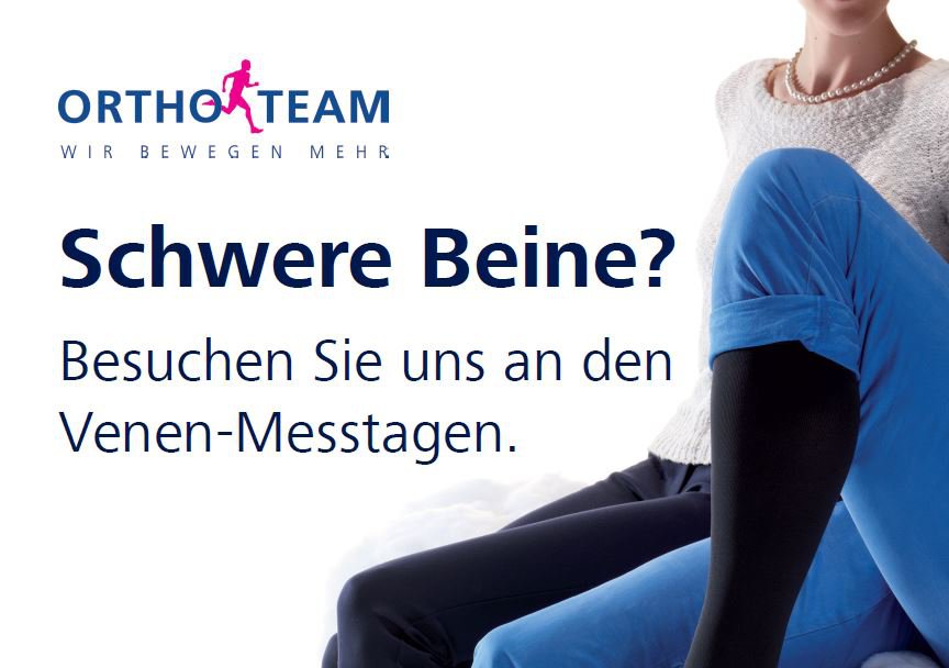 SCHWERE BEINE? BESUCHEN SIE UNSERE VENEN-MESSTAGE