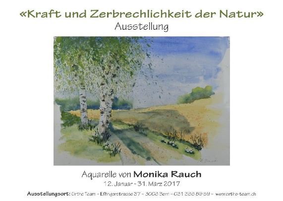 VERNISSAGE: KRAFT UND ZERBRECHLICHKEIT DER NATUR