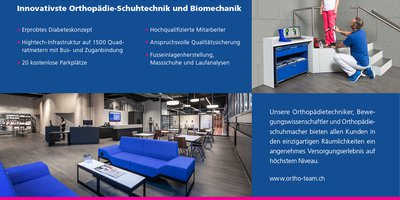 Technische Fussorthopädie im ORTHO-TEAM Luzern