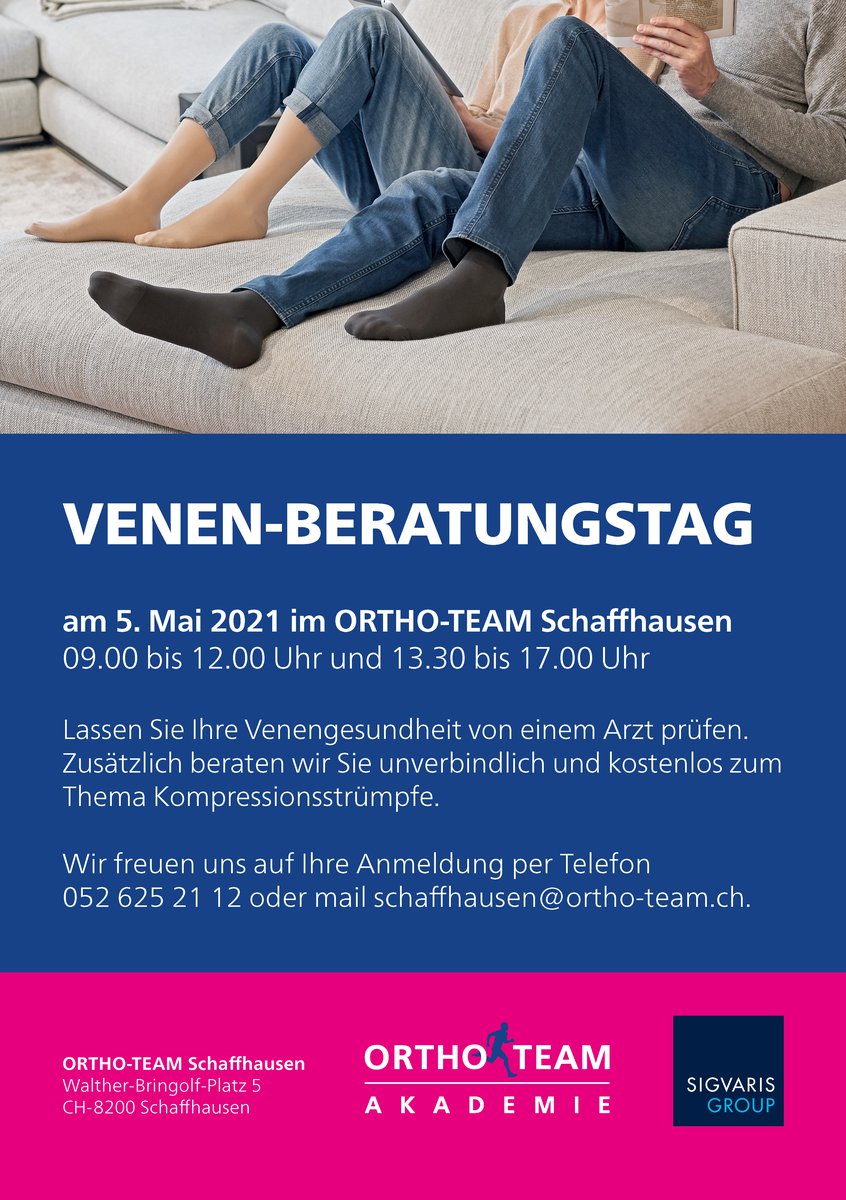 Venen Beratungstag Schaffhausen