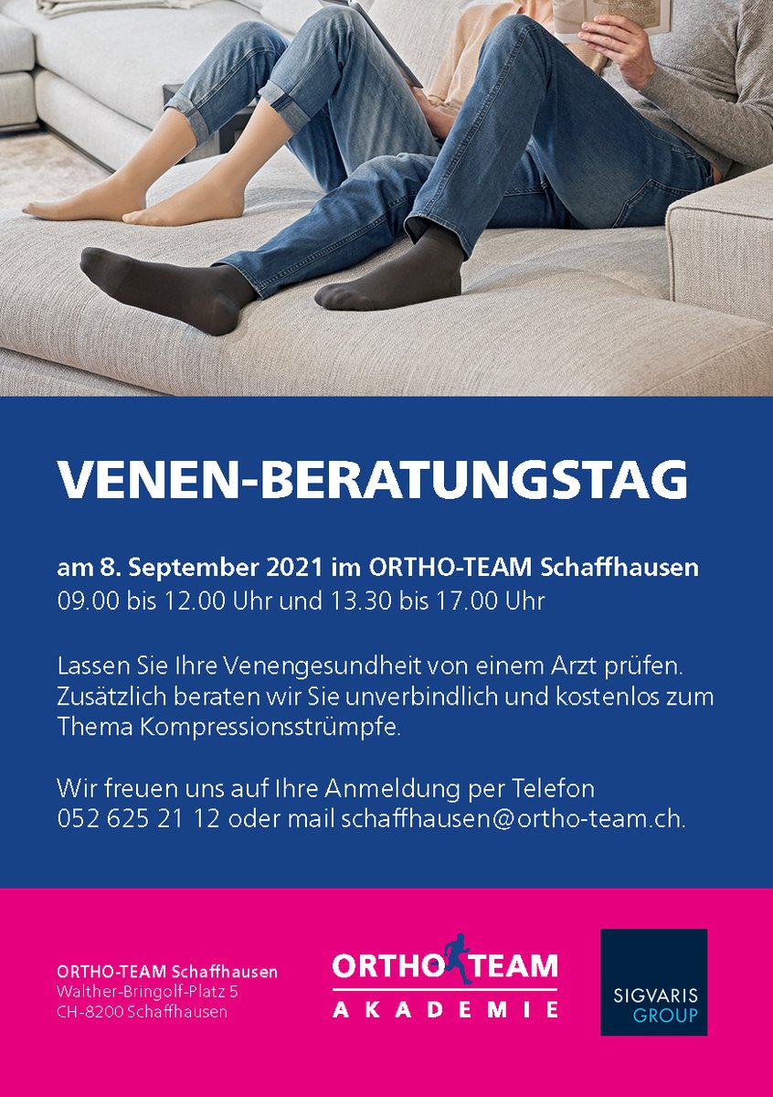 Venen Beratungstag Schaffhausen