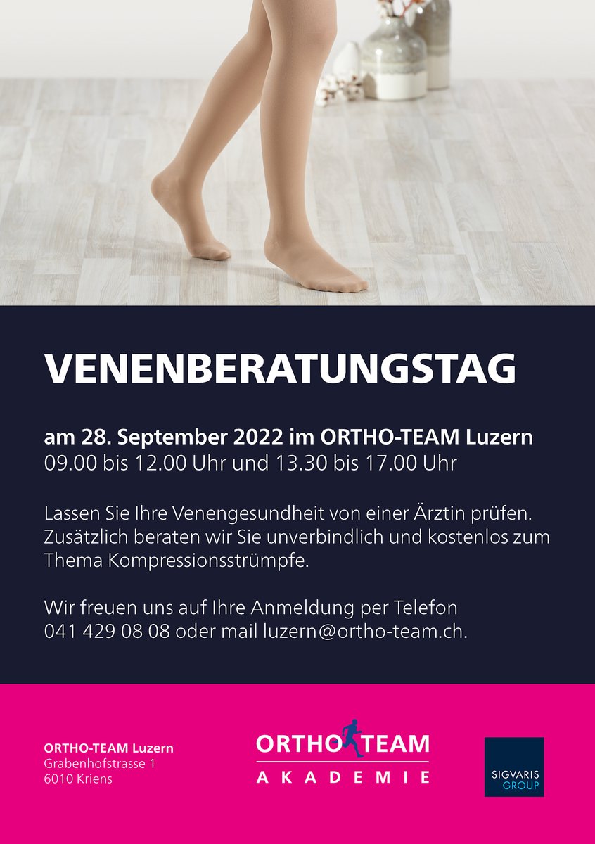 Venen Beratungstag Luzern