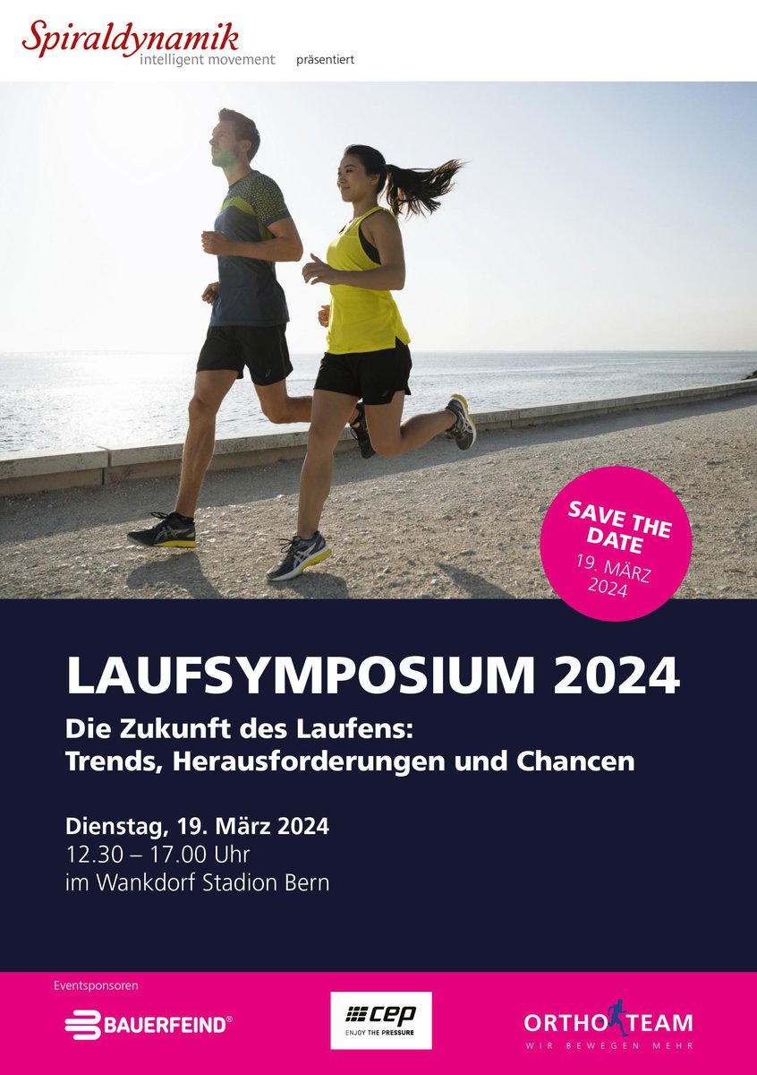 Die Zukunft des Laufens am Laufsymposium 2024 in Bern
