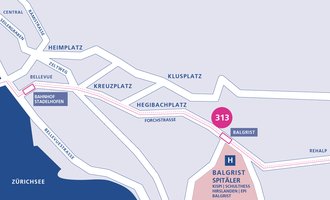 Standort ortho-team.ch - Zürich Forchstrasse
