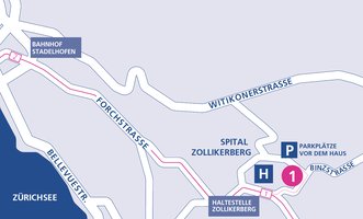 Standort ortho-team.ch - Zürich Zollikerberg