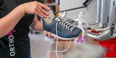 Schuhzurichtung