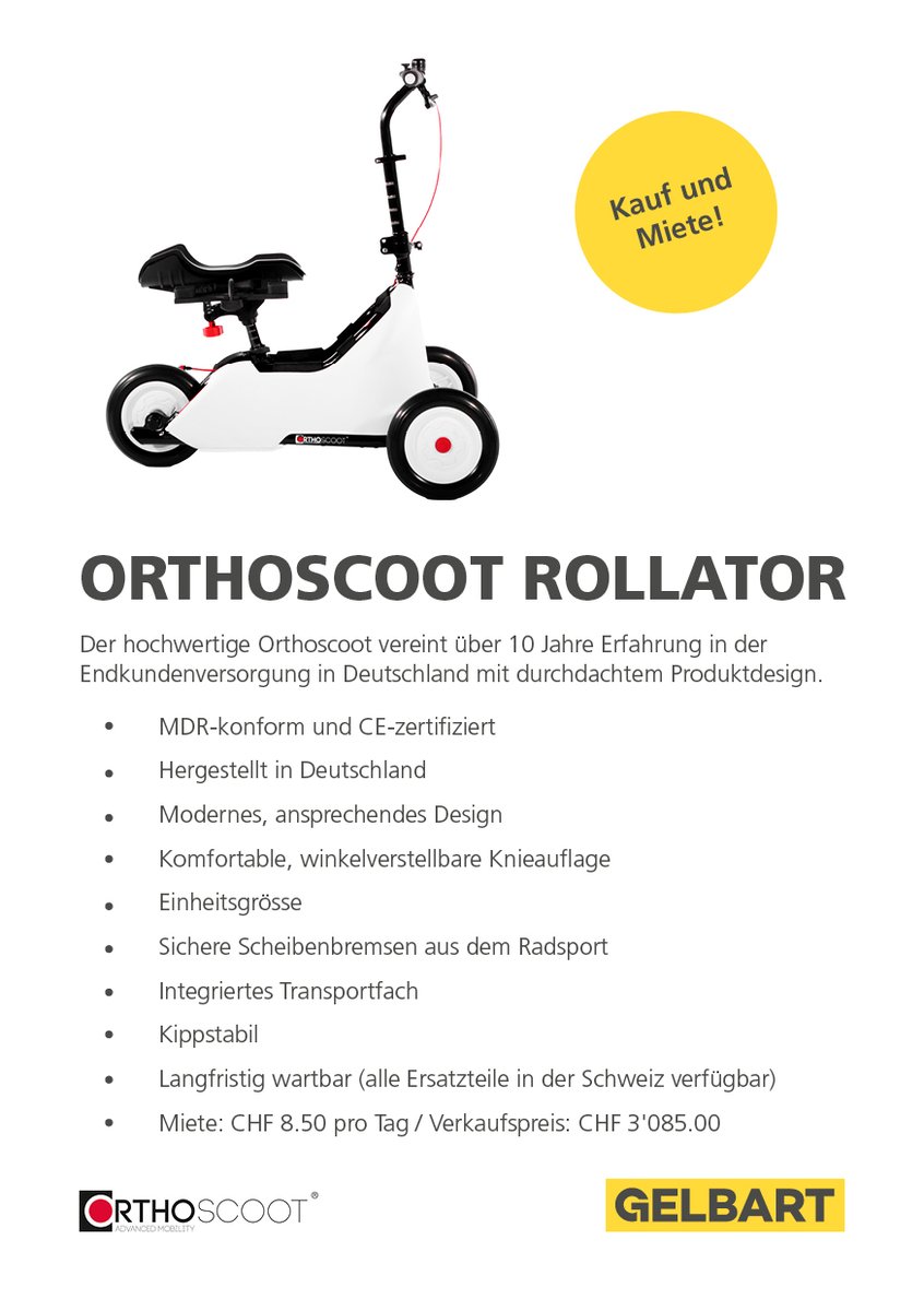 Fussentlastungs Rollator