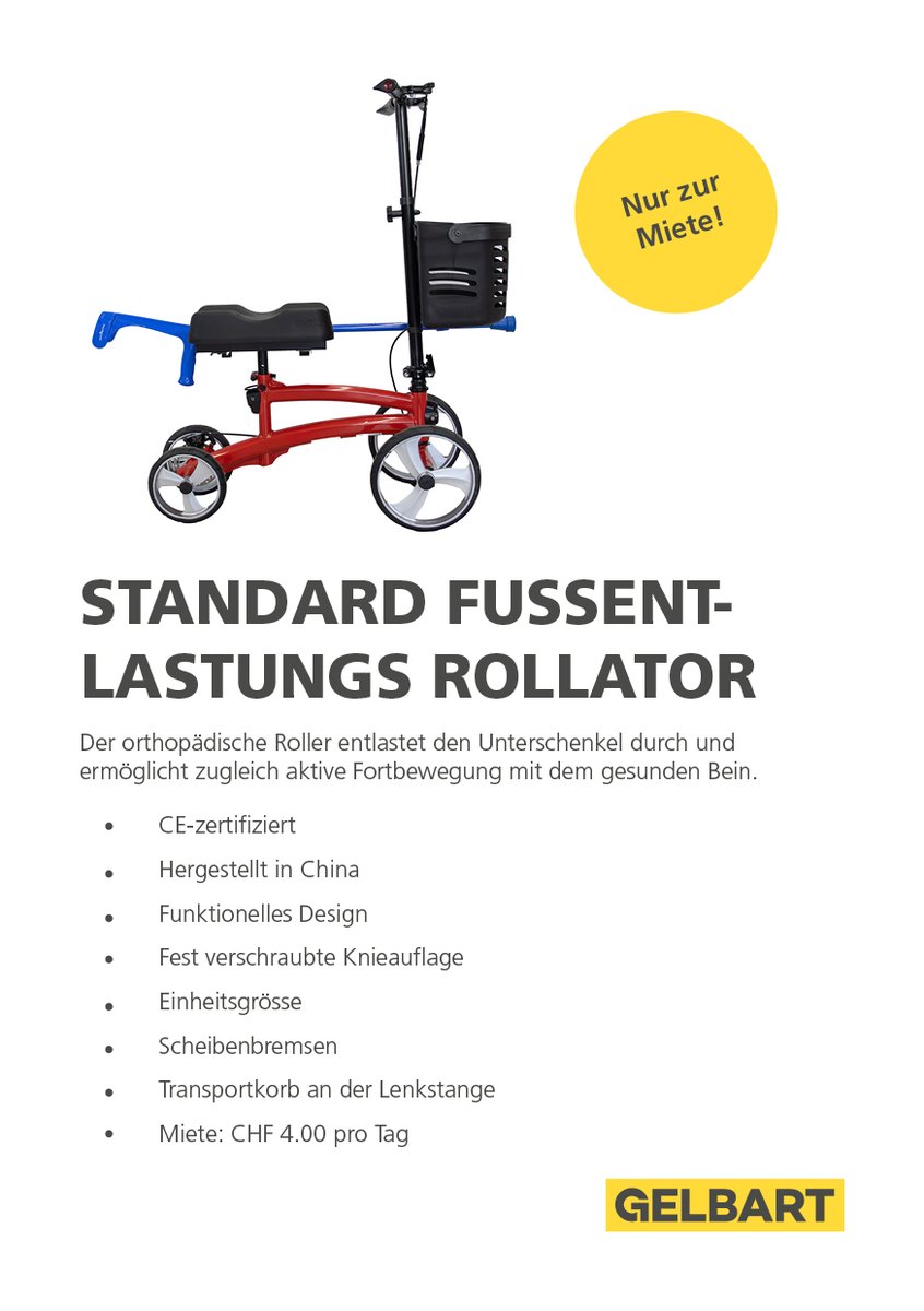 Fussentlastungs Rollator