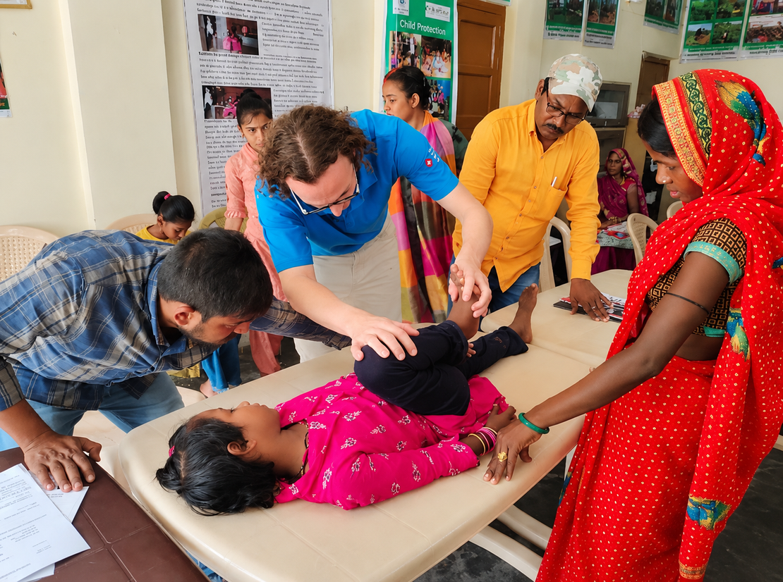 Unterstützung bei der KIRAN Stiftung in Indien